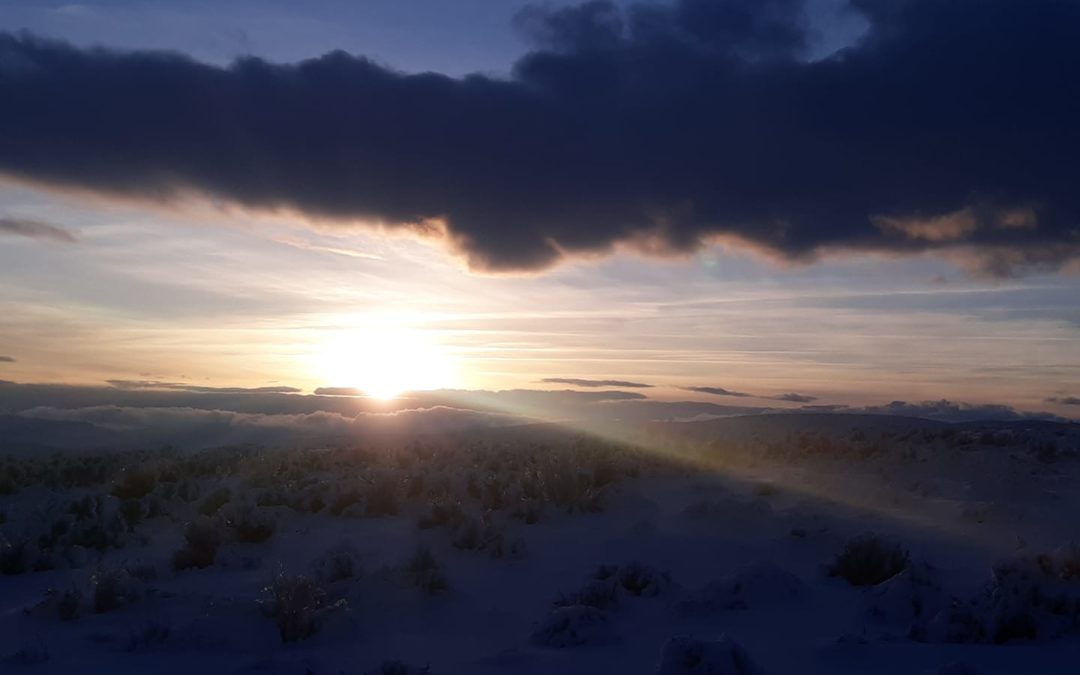 Sunset With Snow at Thacker Pass