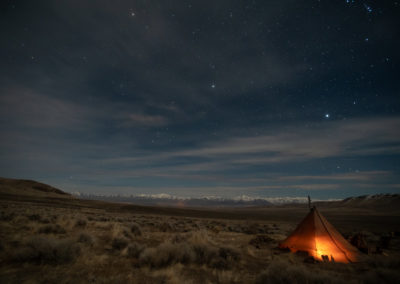 Camp, at Thacker Pass