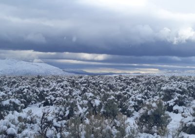 Snow At Thacker Pass