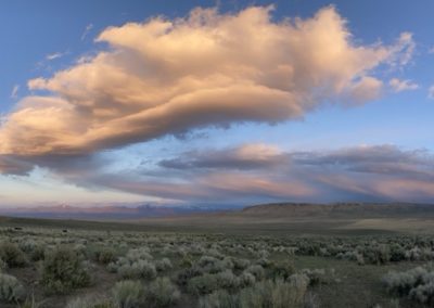 Thacker Pass Landscape With Clouds