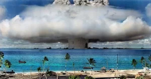 Bikini island nuclear test