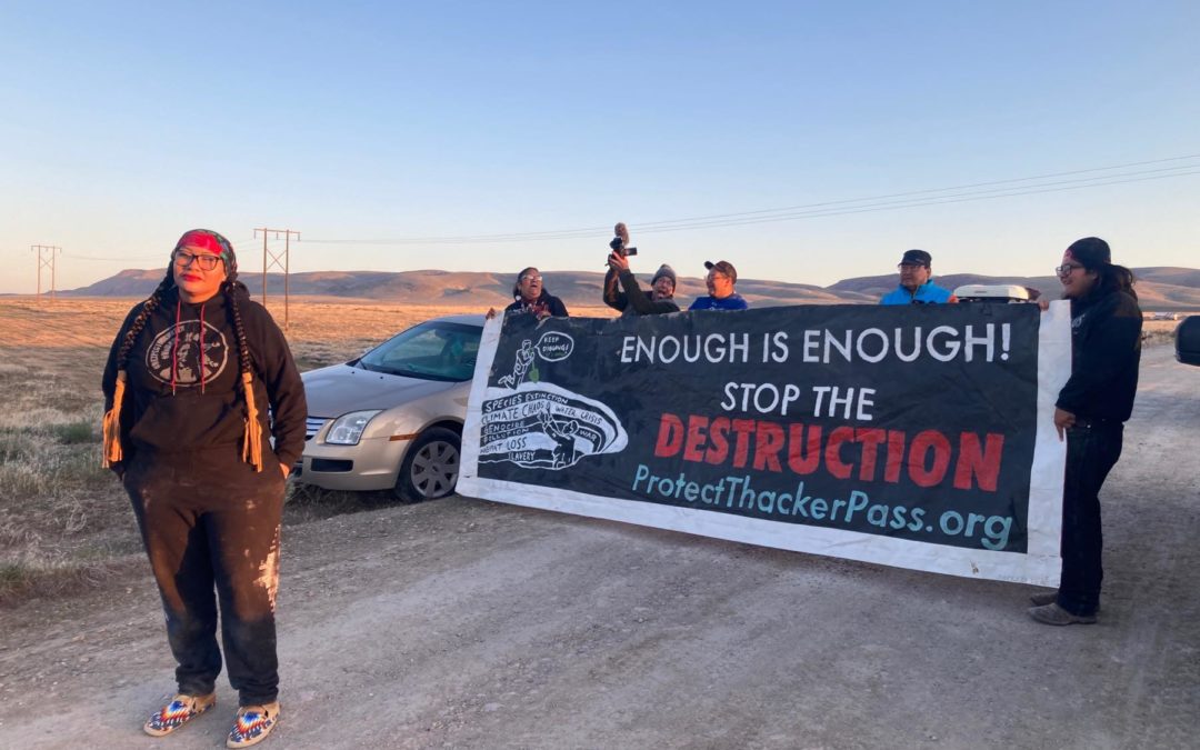 Prayers and land defense continue at Thacker Pass this morning